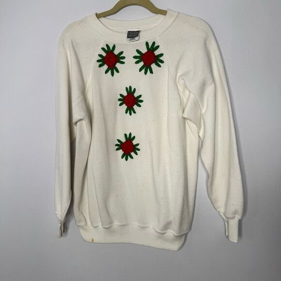 Vintage Hanes off white crewne size large - Picture 1 of 6